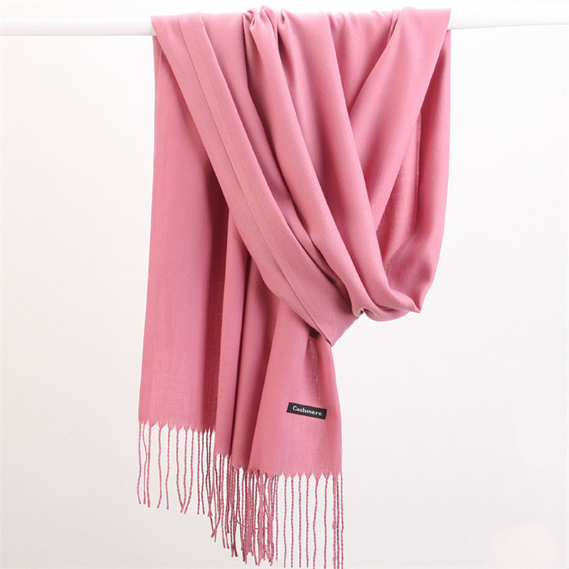 Shawl Wrap Winter - Di modo di Colore Solido 2023