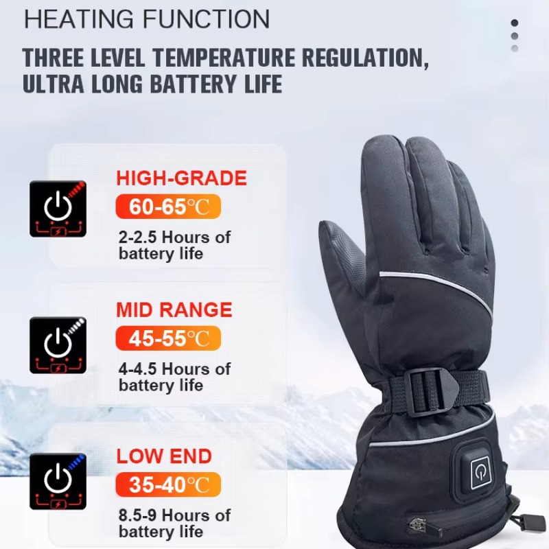 Touch Screen Gloves - Snowboard Touchscreen Calore Inverno Riscaldamento caldo
