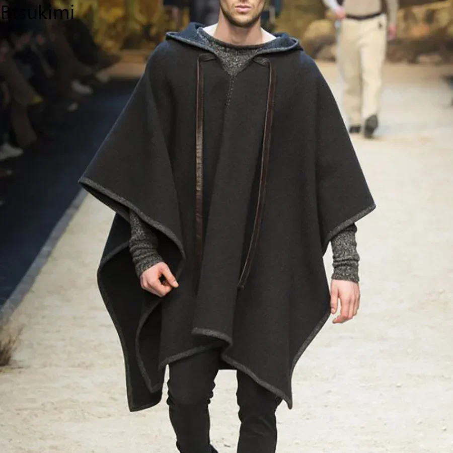 Wool Scarf Men - Nuovo 2025 uomo autunno inverno scialle