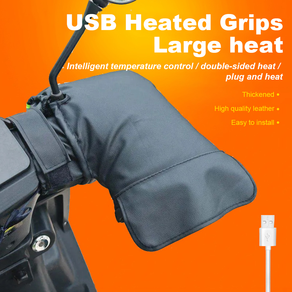 Hand Warmer Electric - Guanti da manubrio con riscaldamento elettrico