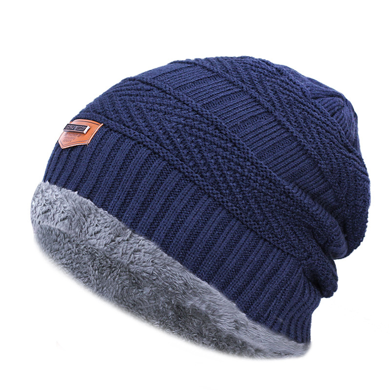 Wool Scarf Men - Nuovo Berretto Invernale per Uomo, Cappello
