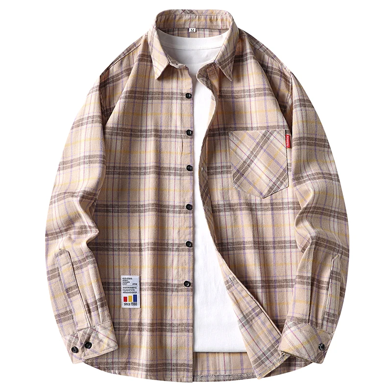 Flannel Shirt Lined - Camicie casual da uomo in flanella