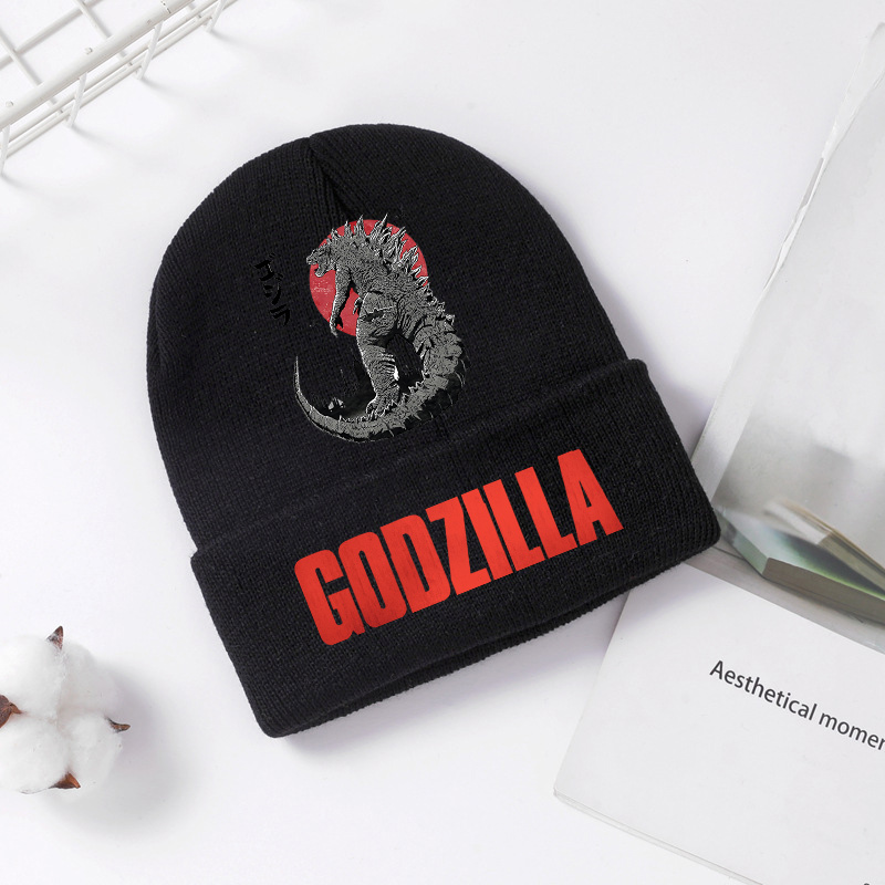 Knit Beanie Hat Warm - Godzilla Cappello lavorato a maglia Inverno