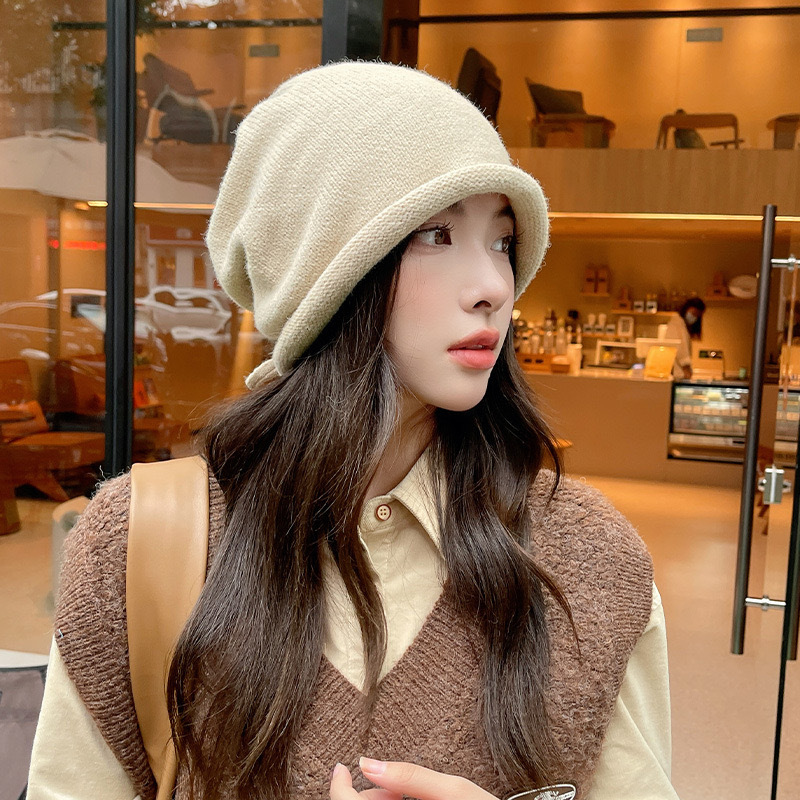 Cappucci a cuffia lavorati a m - Knit Beanie Hat Warm recensione e prezzo