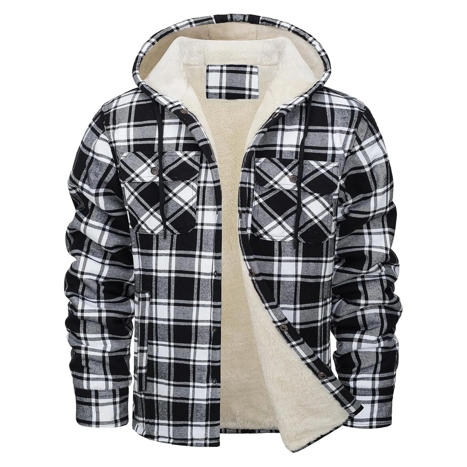 Giacca con cappuccio in flanel - Flannel Shirt Lined recensione e prezzo