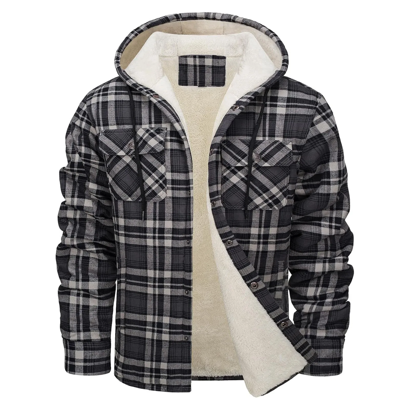 Giacca con cappuccio in flanel - Flannel Shirt Lined recensione e prezzo