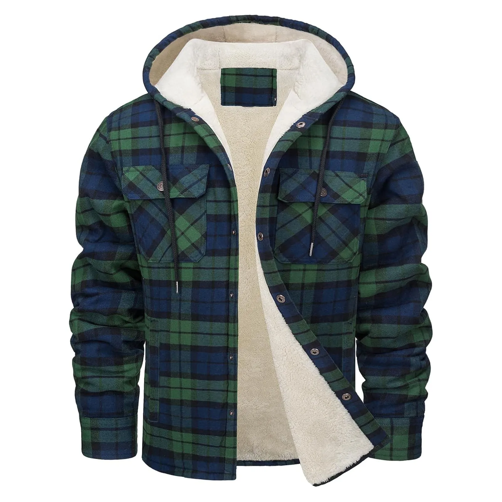 Giacca con cappuccio in flanel - Flannel Shirt Lined recensione e prezzo