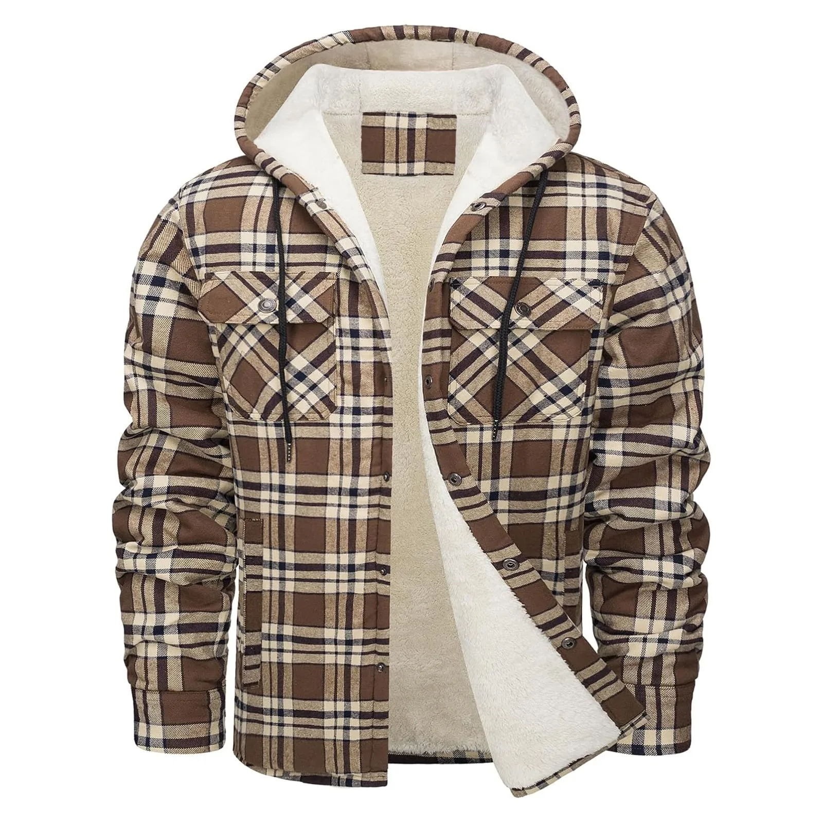 Giacca con cappuccio in flanel - Flannel Shirt Lined recensione e prezzo