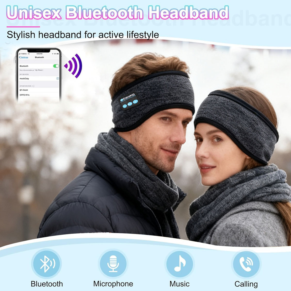 Cuffie Bluetooth senza fili Fa - Winter Headband Fleece recensione e prezzo