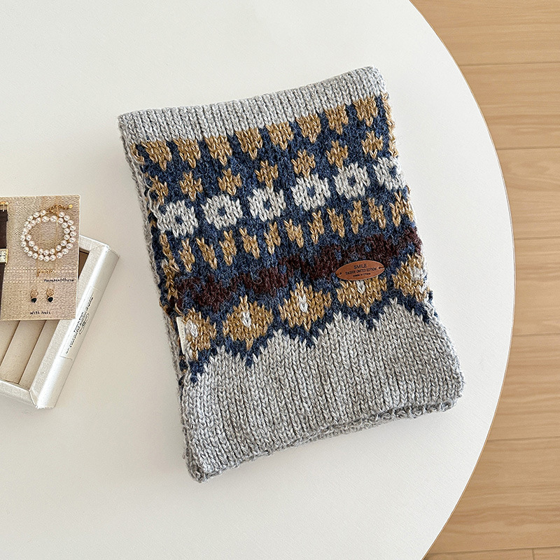 sciarpa lavorata a maglia jacq - Wool Scarf Men recensione e prezzo