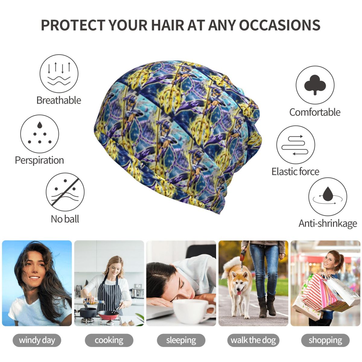Anime Knights Of The Zodiac Ph - Knit Beanie Hat Warm recensione e prezzo