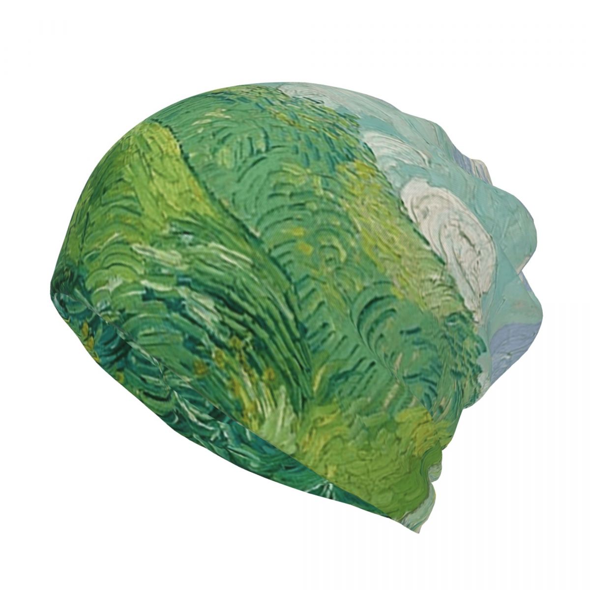 Campi di grano verdi, Auvers,  - Knit Beanie Hat Warm recensione e prezzo